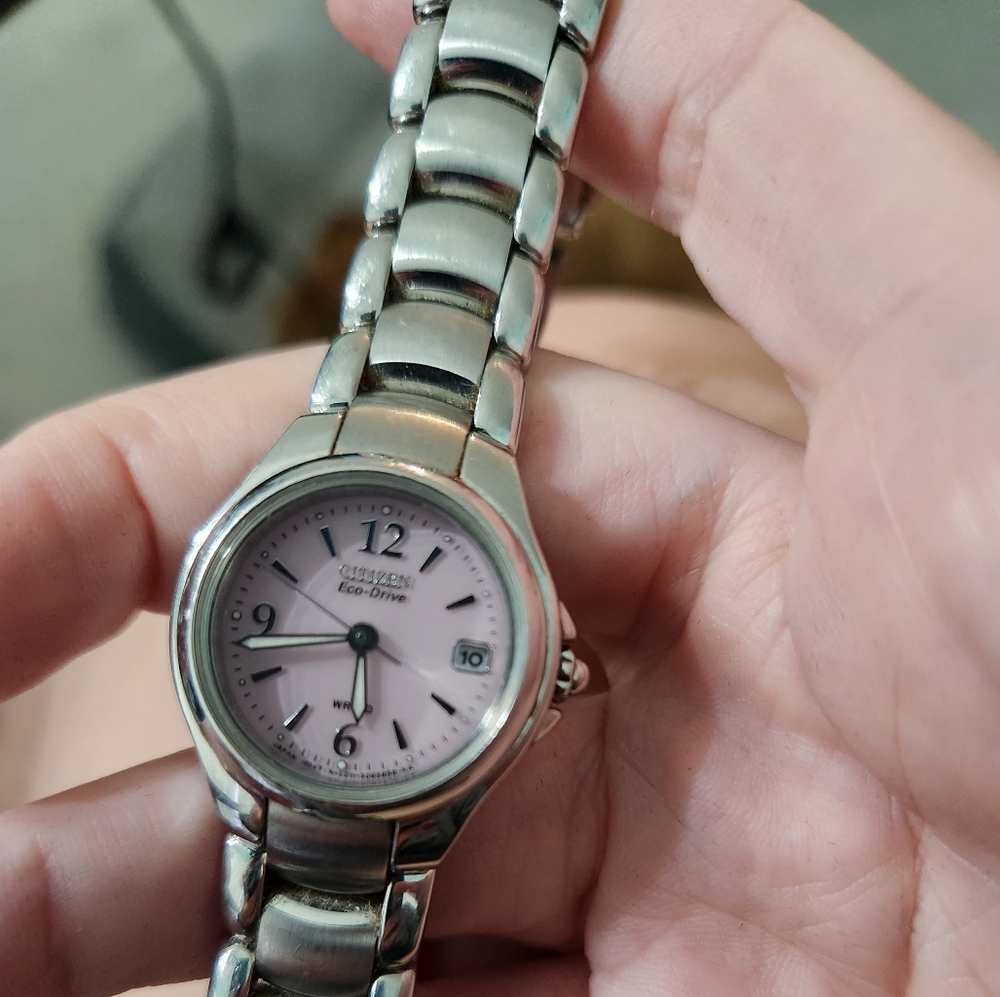 Citizen Women's Eco-Drive Pink Face